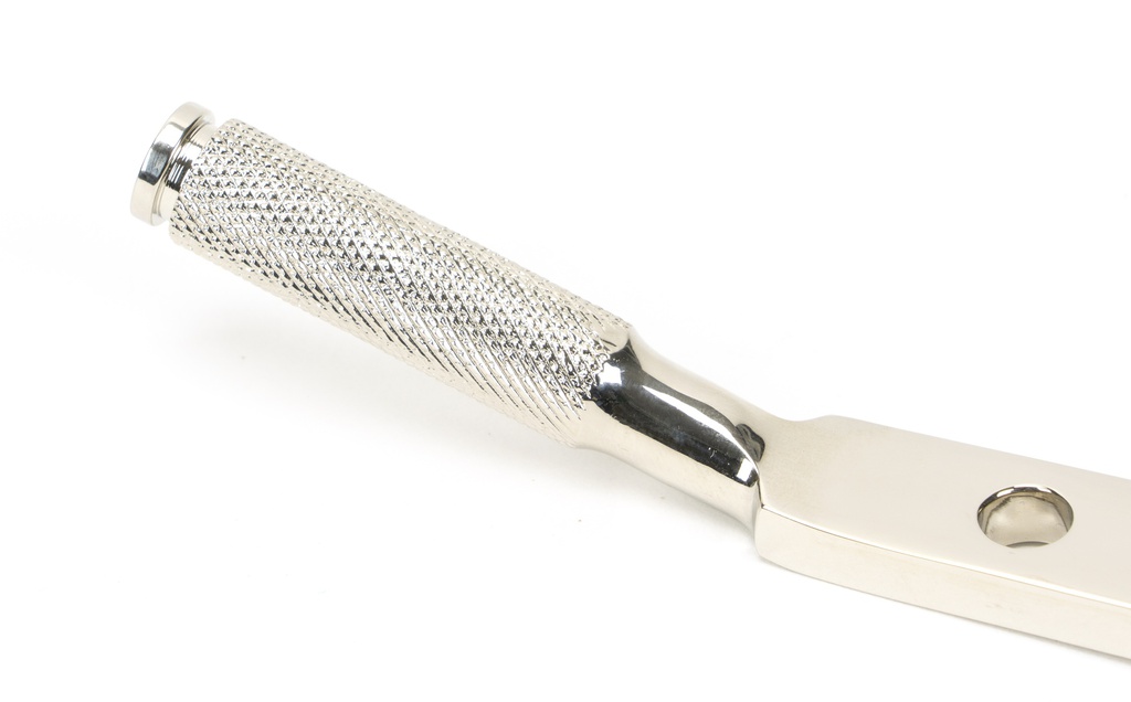 Polished Nickel 12" Brompton Stay in-situ