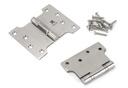 Satin SS 4&quot; x 3&quot; x 5&quot;  Parliament Hinge (pair) in-situ