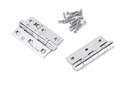 Polished Chrome 3" Ball Bearing Butt Hinge (pair) ss in-situ