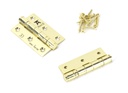Polished Brass 3" Ball Bearing Butt Hinge (pair) ss in-situ