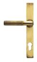 Aged Brass Brompton Slimline Lever Espag. Lock Set in-situ