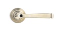 Polished Nickel Avon Round Lever on Rose Set (Beehive) in-situ