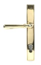 Polished Brass Newbury Slimline Lever Espag. Lock Set in-situ