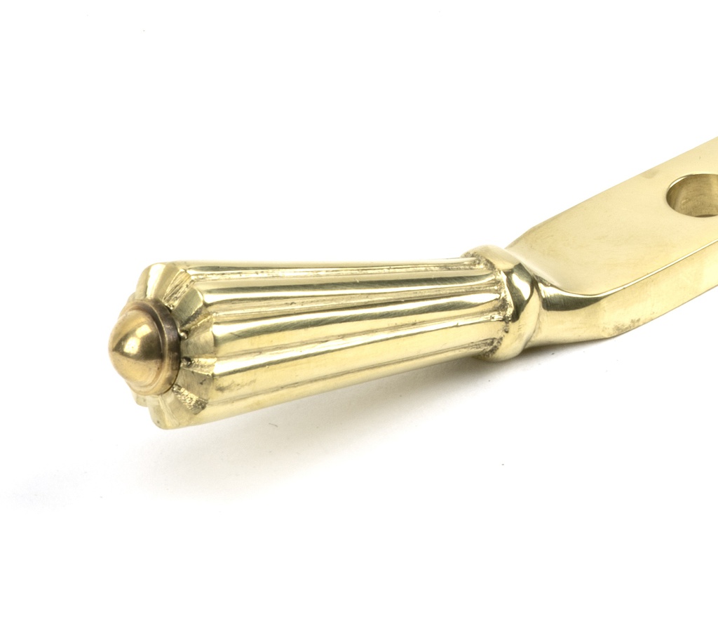 Polished Brass 12" Hinton Stay in-situ
