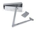 Pewter Size 2-5 Door Closer &amp; Cover in-situ