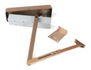 Polished Bronze Size 2-5 Door Closer &amp; Cover in-situ