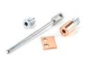 Polished Bronze Secure Stops (Pack of 4) in-situ