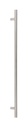 Satin SS (316) 1.2m T Bar Handle B2B Fix 32mm Ø in-situ