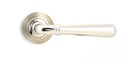 Polished Nickel Newbury Lever on Rose Set (Beehive) in-situ