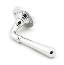 Polished Chrome Newbury Lever on Rose Set - Unsprung in-situ