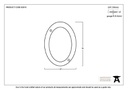 Aged Bronze Numeral 0 - 92010 - Technical Drawing