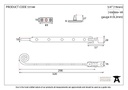 Beeswax 12" Monkeytail Stay - 33144 - Technical Drawing