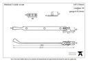 Beeswax 12" Peardrop Stay - 33149 - Technical Drawing