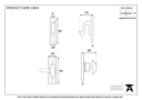 Beeswax Cupboard Turn - 33859 - Technical Drawing