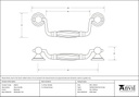 Beeswax Drop Handle - 83674 - Technical Drawing