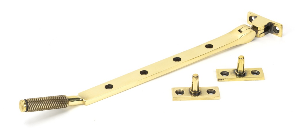 Aged Brass 10&quot; Brompton Stay - 46174