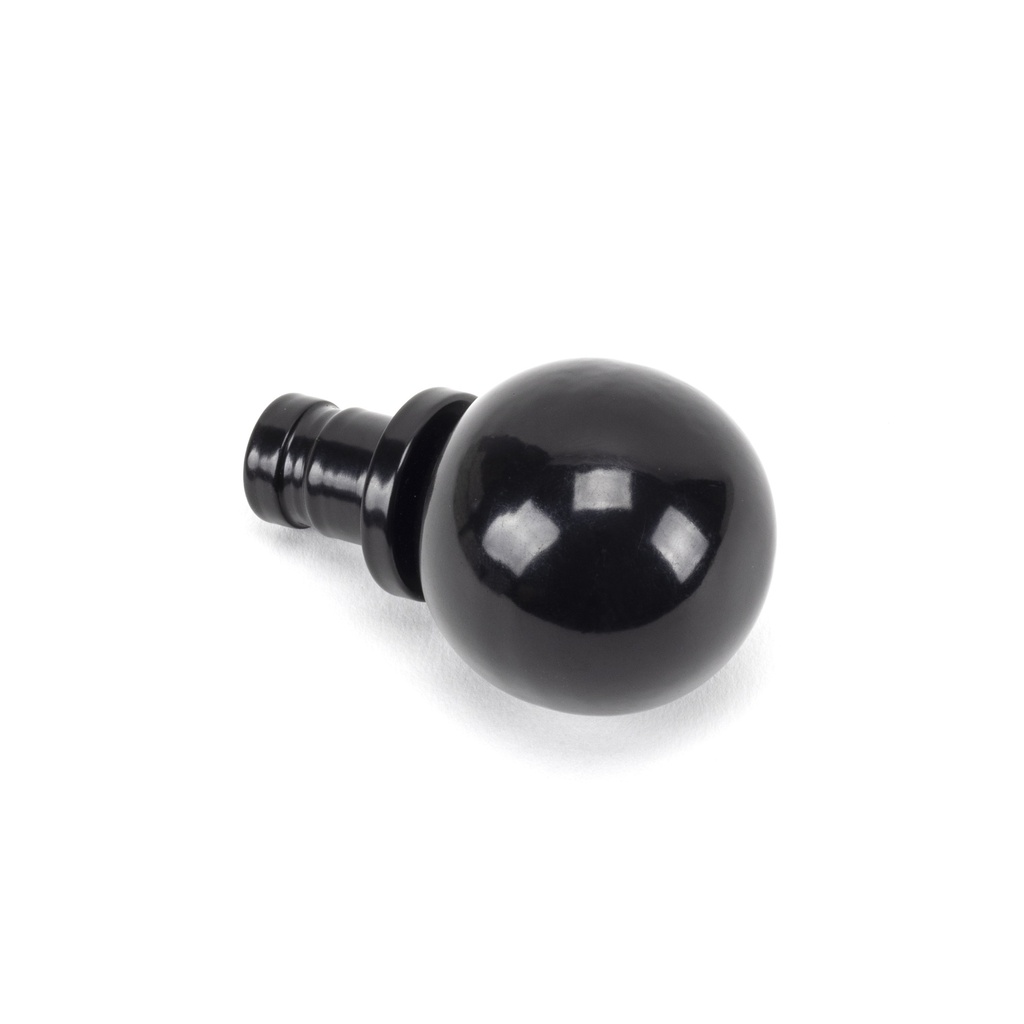 Black Ball Curtain Finial (pair) - 49899
