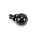Black Ball Curtain Finial (pair) - 49899