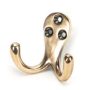 Polished Bronze Celtic Double Robe Hook - 46300