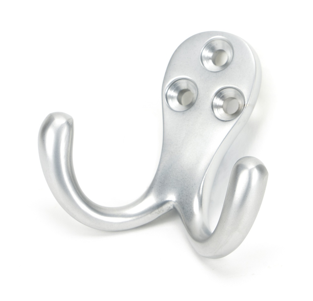 Satin Chrome Celtic Double Robe Hook - 46302