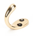 Polished Bronze Celtic Single Robe Hook - 46307