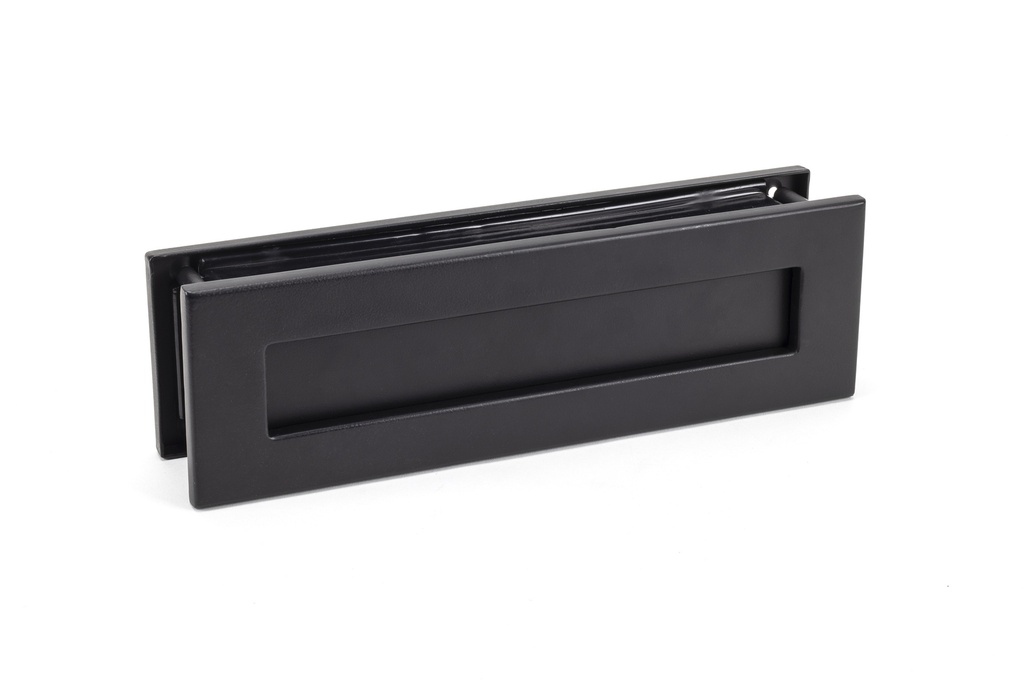 Matt Black Traditional Letterbox - 49593