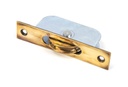 Aged Brass Square Ended Sash Pulley 75kg - 83919