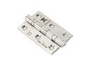 Polished SS 3&quot; Ball Bearing Butt Hinge (pair) - 49571
