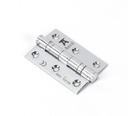 Polished Chrome 3" Ball Bearing Butt Hinge (pair) ss - 49575