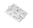 Polished Chrome 4" Ball Bearing Butt Hinge (pair) ss - 49576