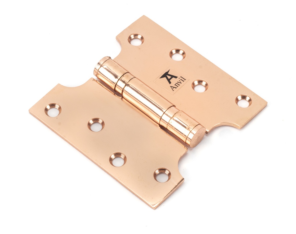 Polished Bronze 4&quot; x 2&quot; x 4&quot; Parliament Hinge (pair) ss - 46522