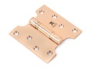 Polished Bronze 4" x 2" x 4" Parliament Hinge (pair) ss - 46522