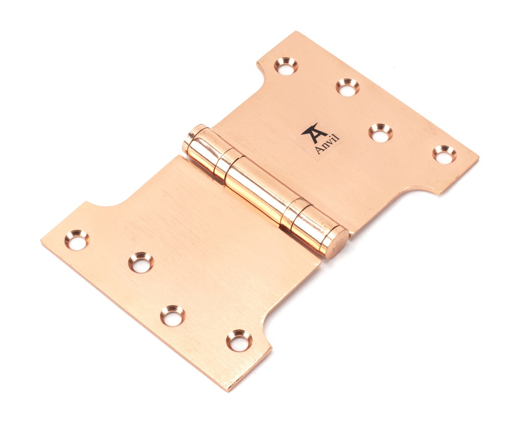 Polished Bronze 4&quot; x 4&quot; x 6&quot; Parliament Hinge (pair) ss - 46524