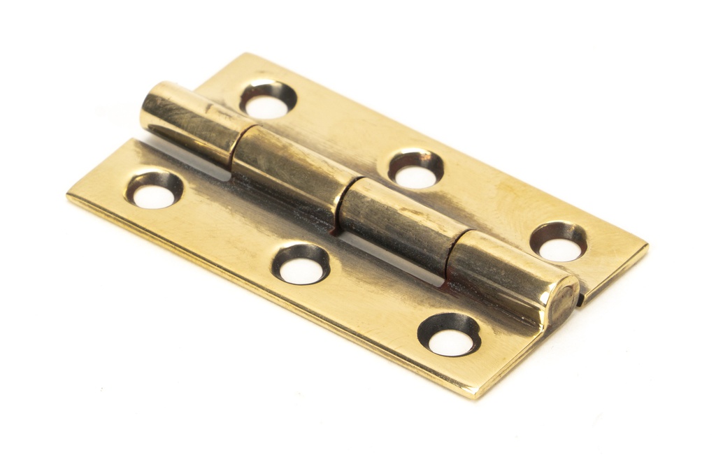Aged Brass 2&quot; Butt Hinge (pair) - 49583