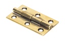 Aged Brass 2" Butt Hinge (pair) - 49583