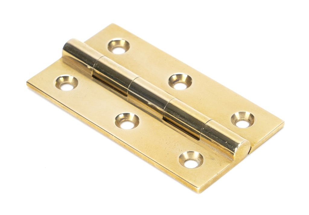 Polished Brass 2.5" Butt Hinge (pair) - 49924