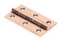 Polished Bronze 2.5&quot; Butt Hinge (pair) - 49929