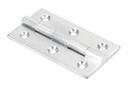 Satin Chrome 2.5&quot; Butt Hinge (pair) - 49930