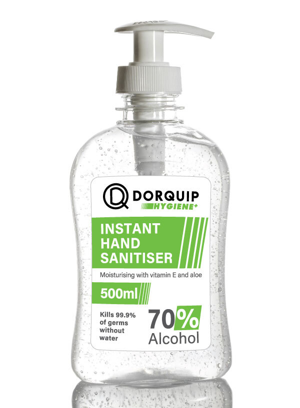 Hygiene+ 500ml 80% Hand Sanitiser with hand pump dispenser (pallet of 792)