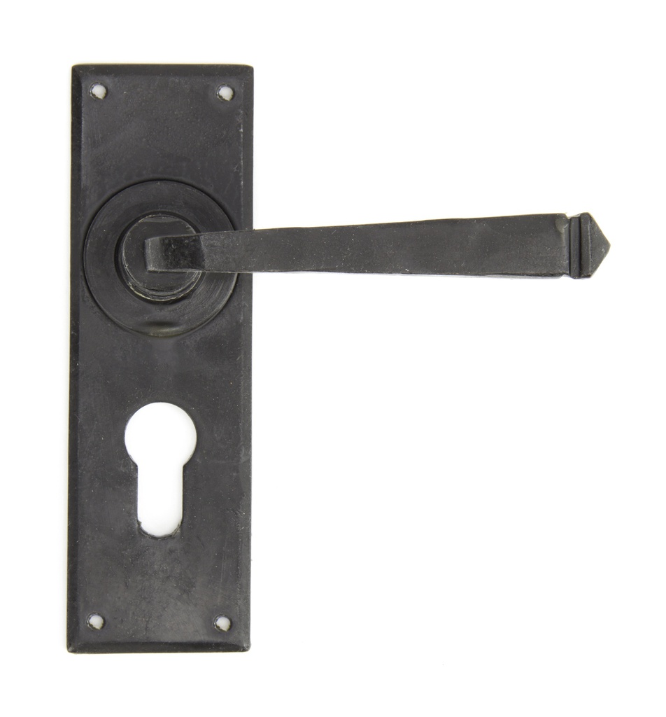 External Beeswax Avon Lever Euro Lock Set - 91482