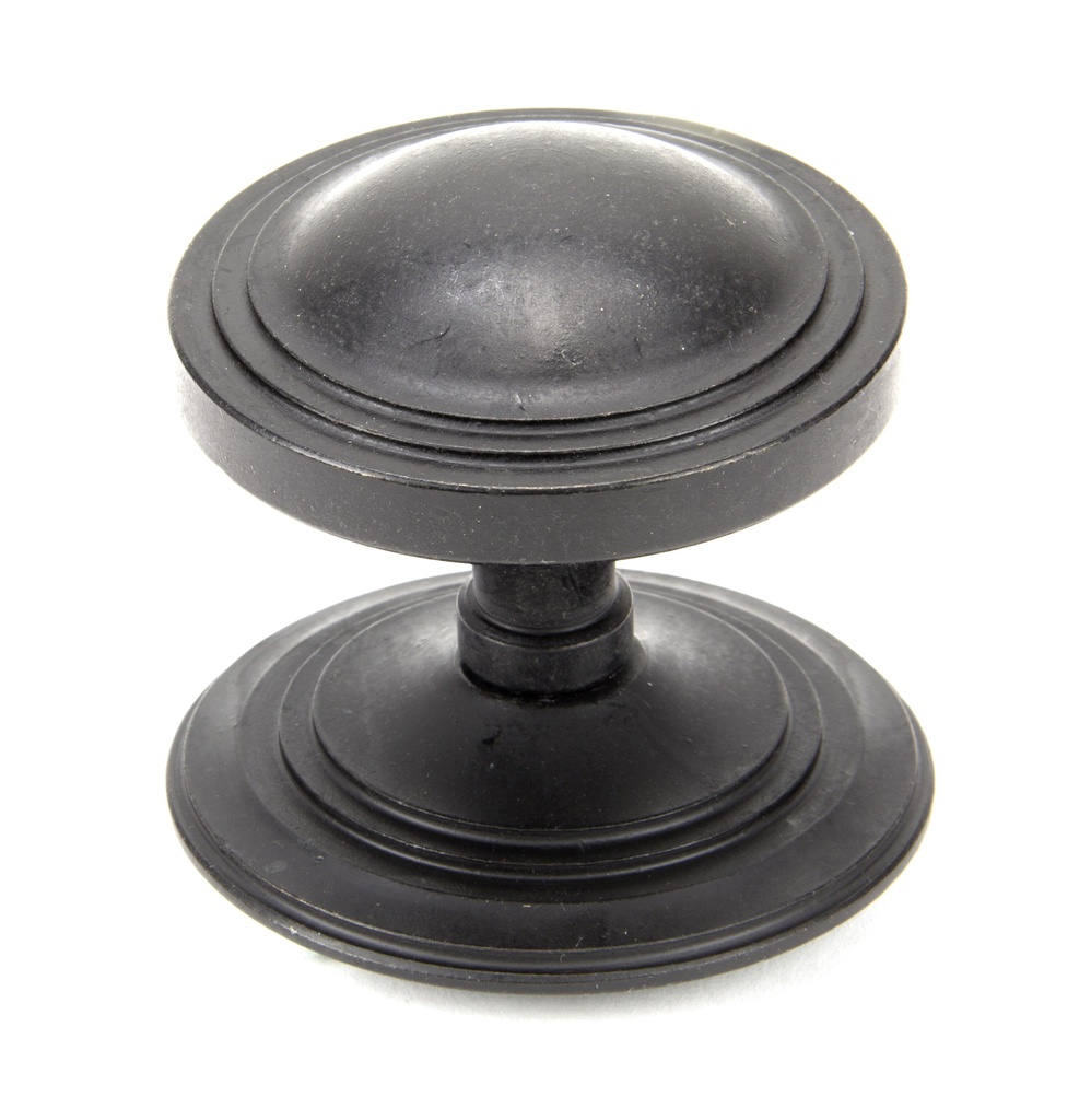 External Beeswax Art Deco Centre Door Knob - 91486