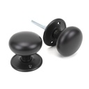 Aged Bronze 57mm Mushroom Mortice/Rim Knob Set - 91531