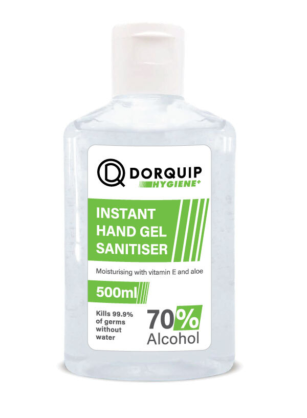 Hygiene+ 500ml 70% Hand Gel with flip top sports cap (Bulk Pack 198 bottles)