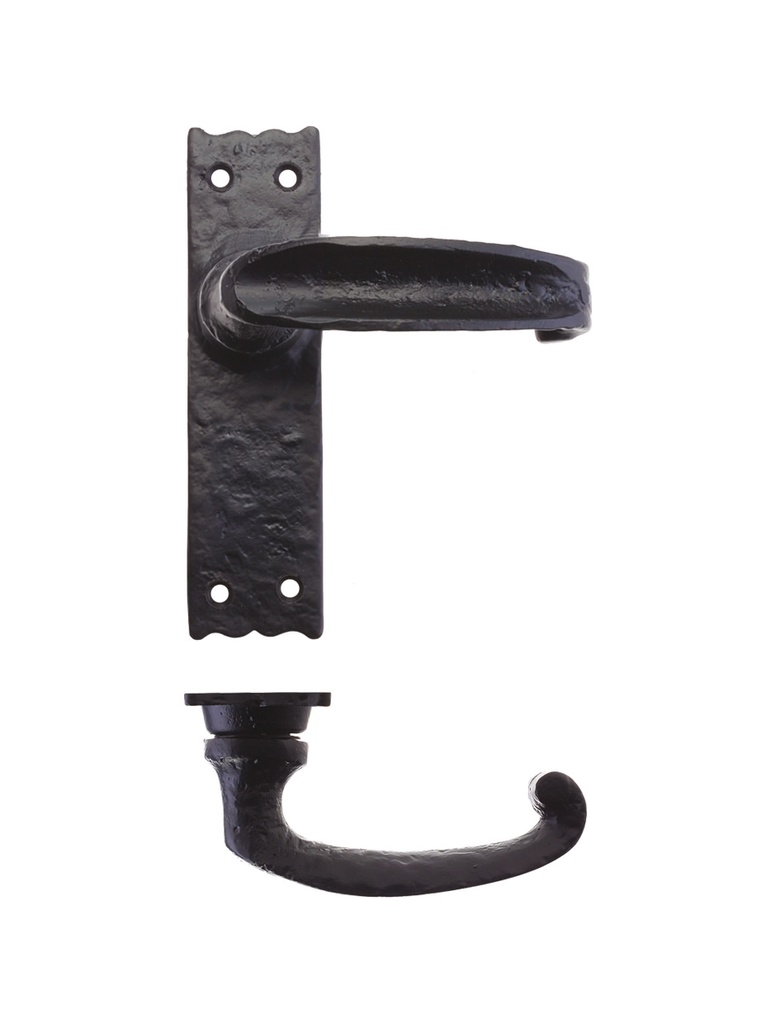 Traditional Slimline Thumb Lever on Latch Backplate
