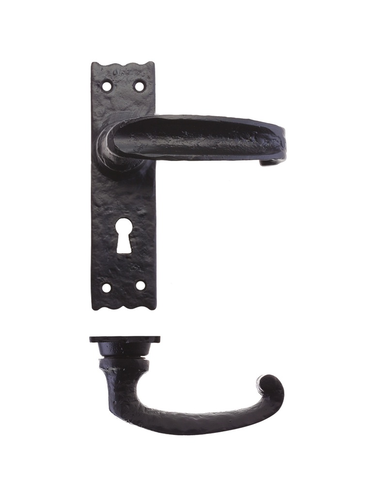Traditional Slimline Thumb Lever on Lock Backplate
