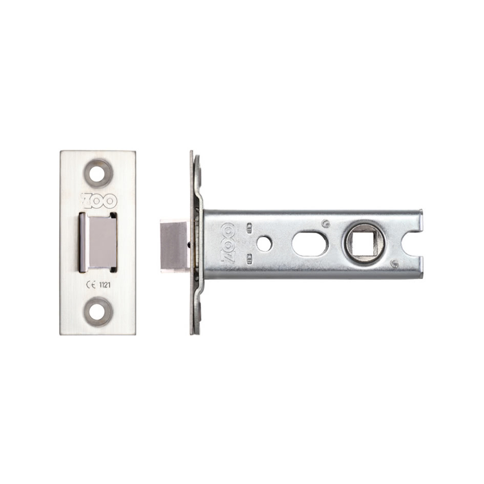 Tubular Latch (Knobs) - Architectural 45* Travel  76mm C/W SSS forend - Heavy Duty