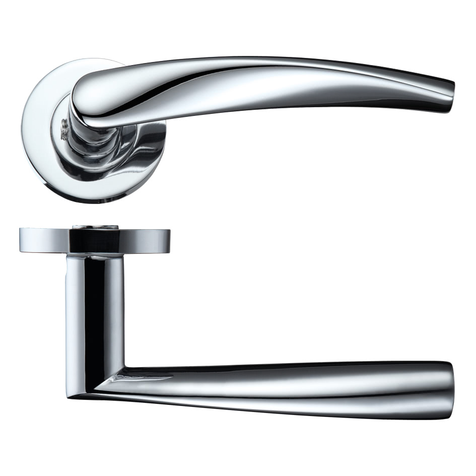 Vesta lever on round rose