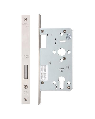 DIN Euro Dead Lock Case 60mm - Square Faceplate - SS