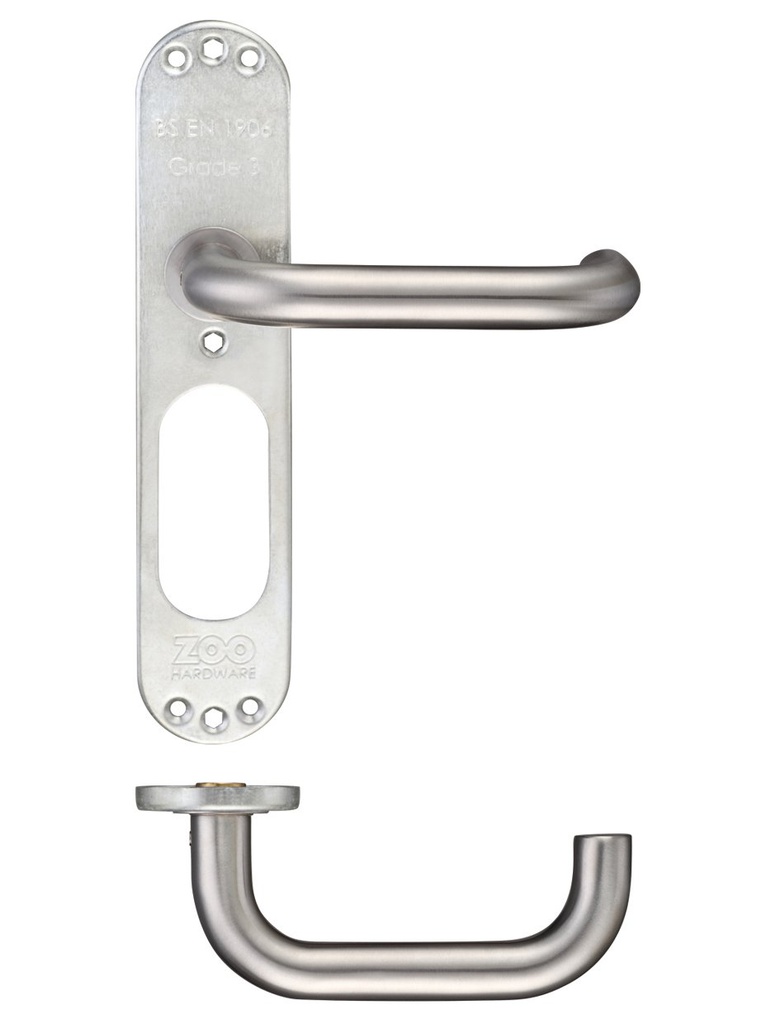 19mm Tubular Return to Door Lever on Inner Plate