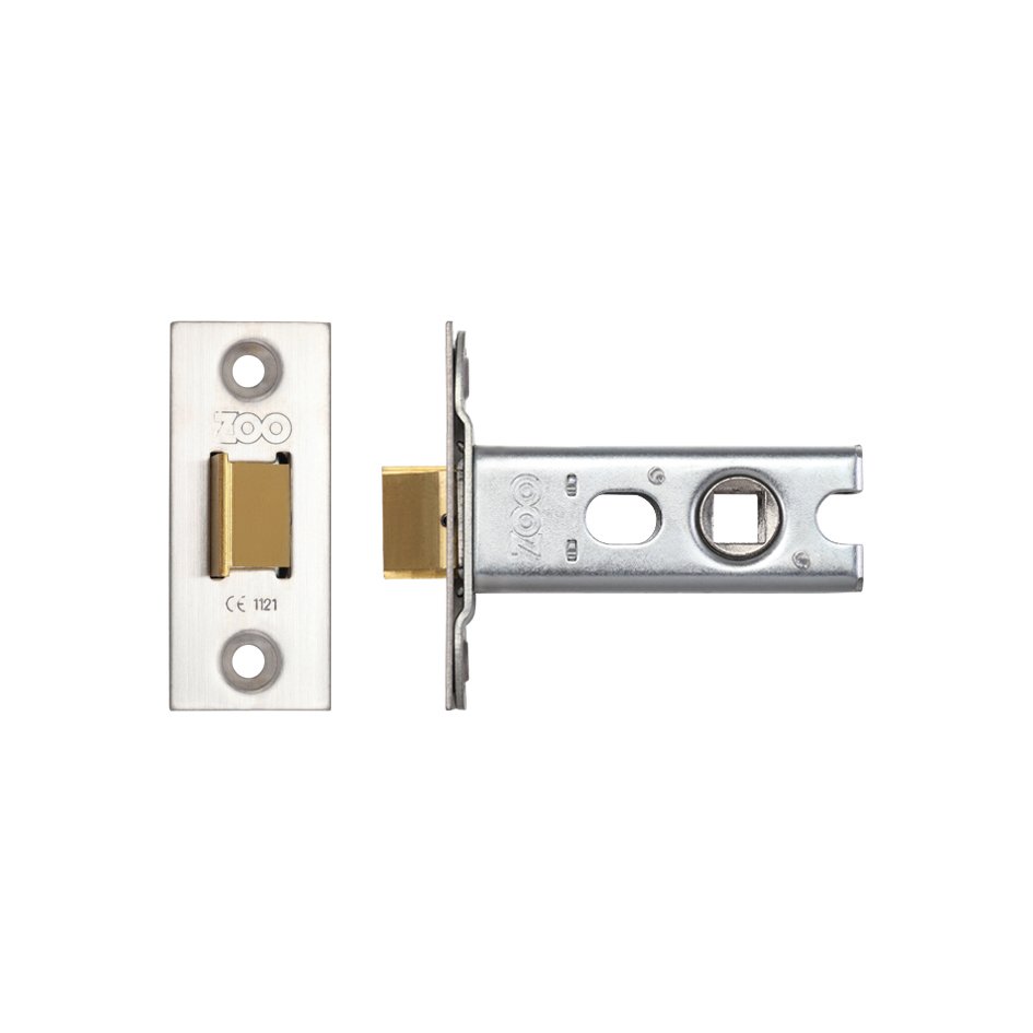 Tubular Latch (Knobs) - Architectural 45* Travel  64mm C/W SSS forends - 1 way action
